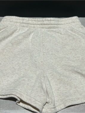 Always Cream Heathered Knit Shorts